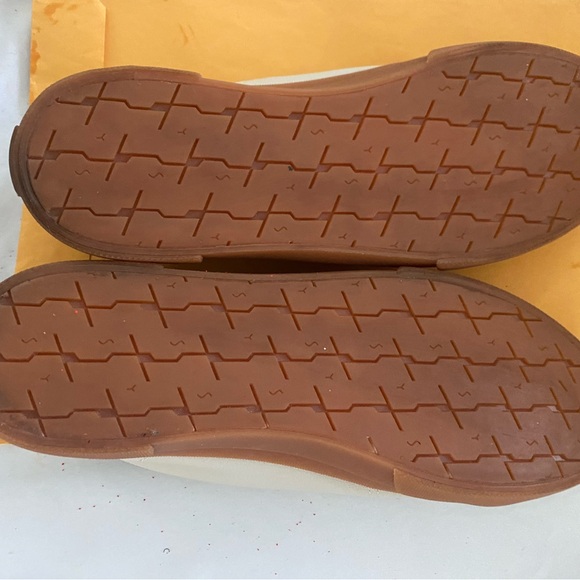 Frye women off white leather lace up sneakers size 8 - Picture 3 of 3